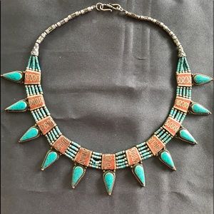 Aztec inspired necklace